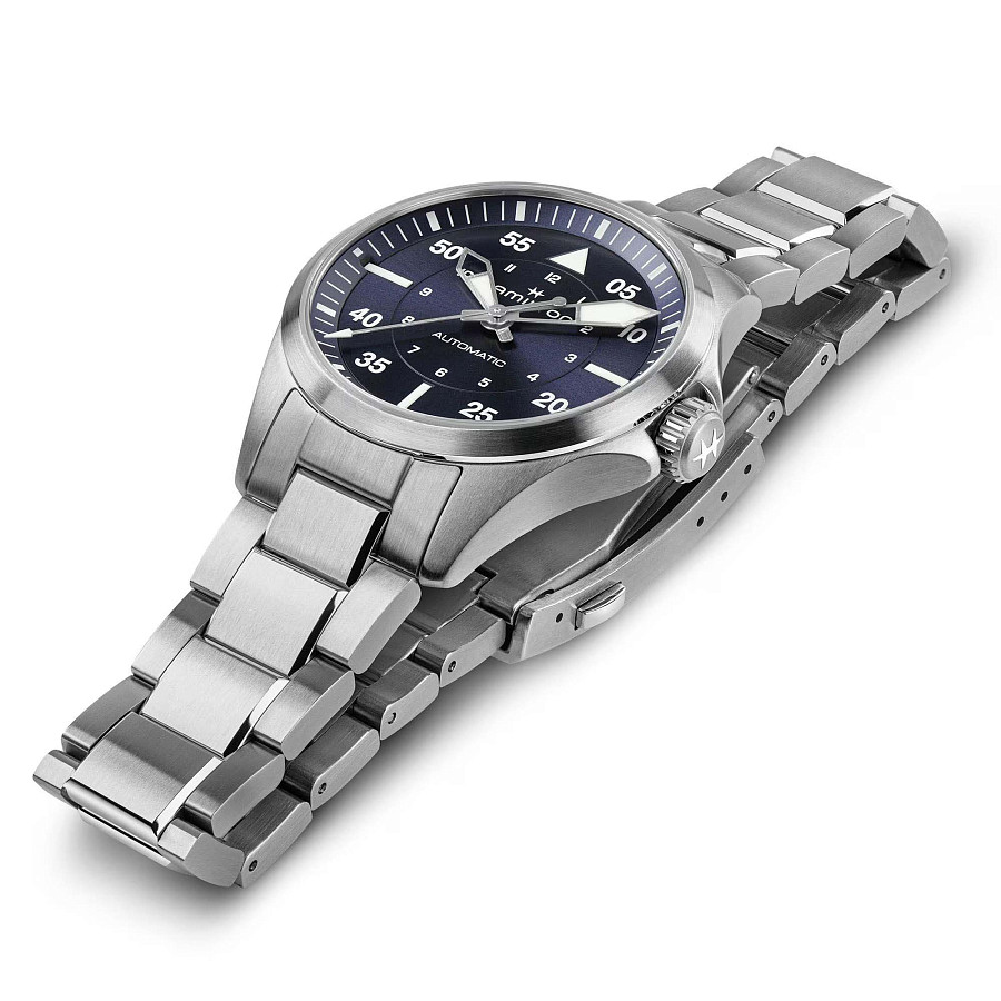 Часы Hamilton Khaki Aviation Pilot Auto H76215140 — механические, сталь