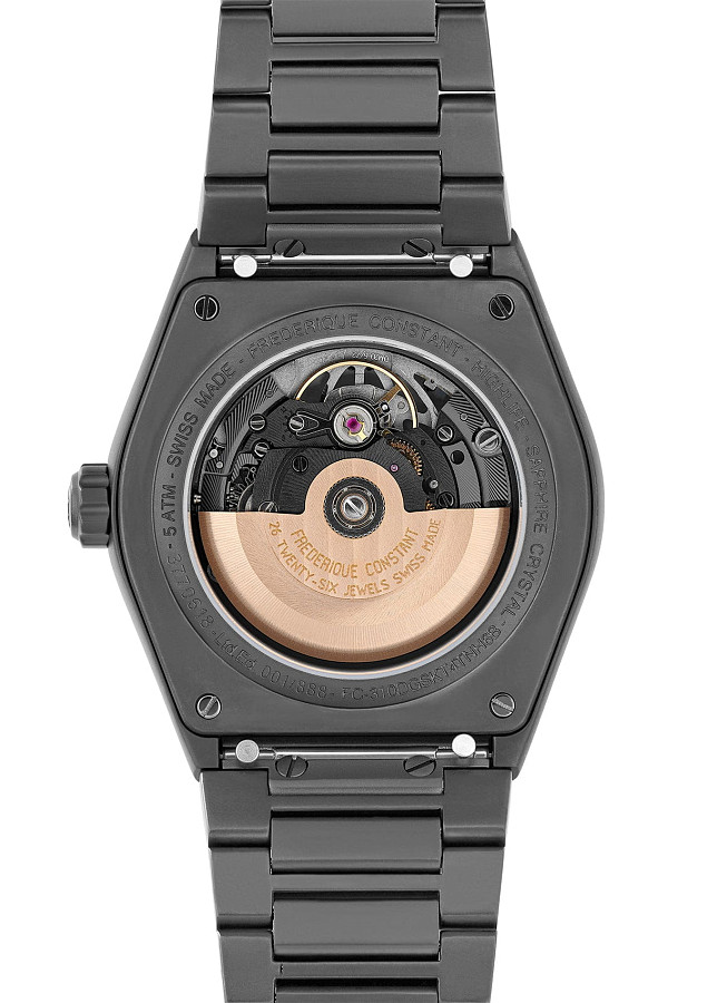 Часы Frederique Constant Highlife Automatic Skeleton FC-310DGSKT4TNH6B — металл сталь, Швейцария