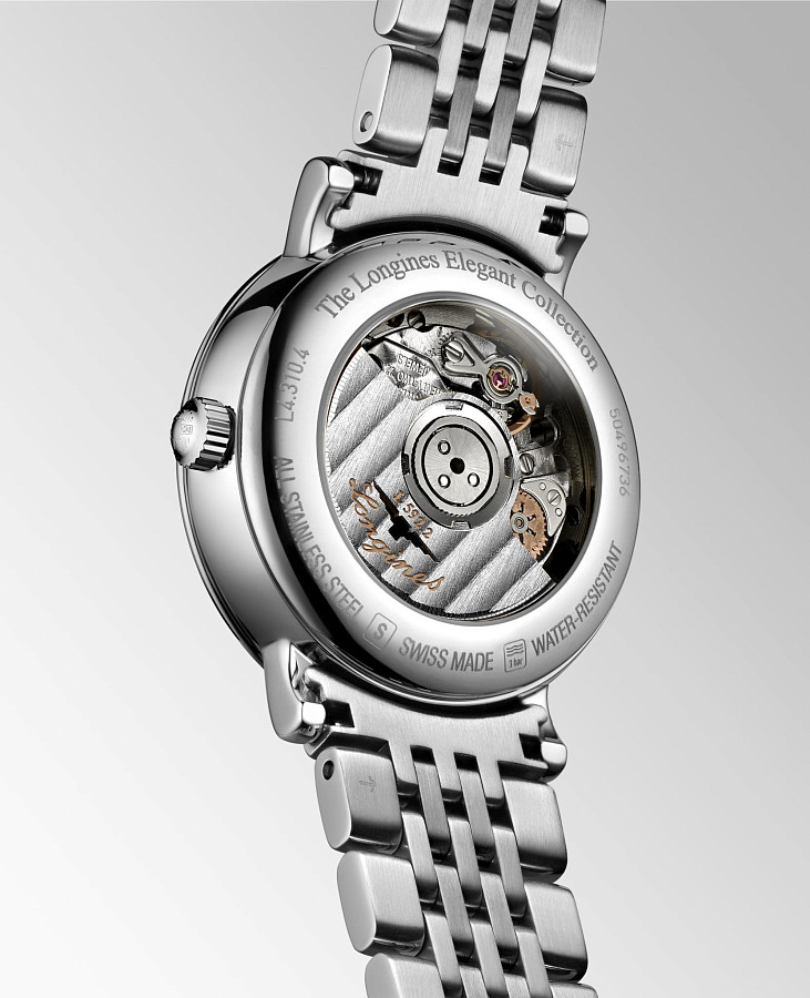 Часы Longines Elegant Collection L4.310.4.12.6 — сталь металл, Швейцария