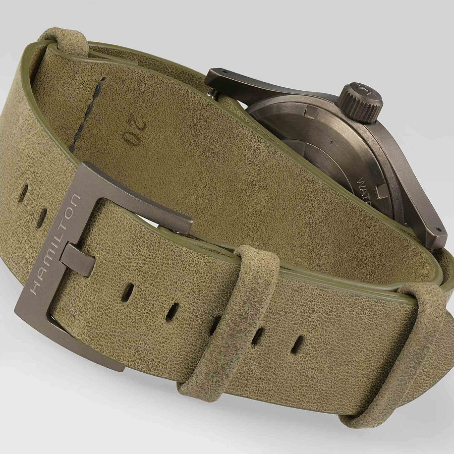 Часы Hamilton Khaki Field Mechanical H69449861 — сталь, Швейцария