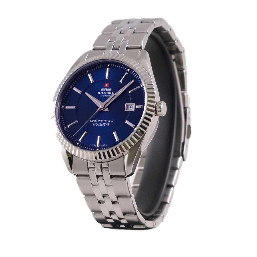 Часы Swiss Military by Chrono Сверхточные SM34065.03 — мужские, нержавеющая сталь