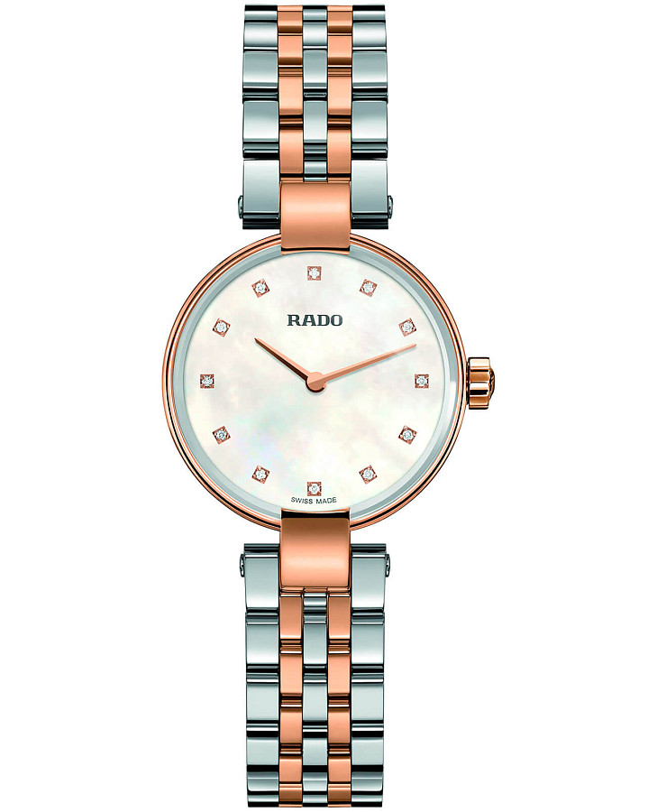 Часы Rado Coupole Diamonds R22855929 — женские, перламутровый