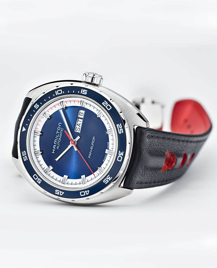 Часы Hamilton American ClassicPan Europ Day Date Auto H35405741 — механические, Швейцария, мужские