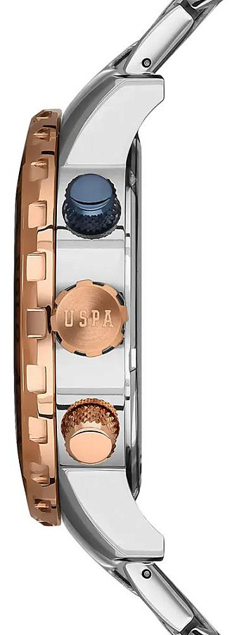 Часы U.S. Polo Assn. Crossing USPA1026-01 — кварцевые, сталь металл