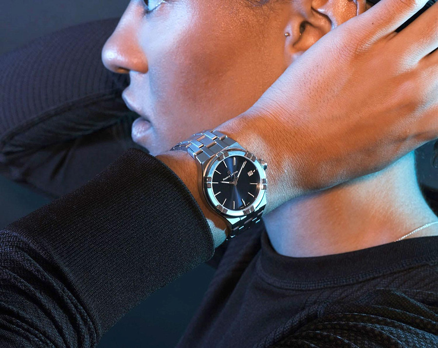 Часы Maurice Lacroix Aikon Quartz AI1106-SS002-430-1 — сталь металл, Швейцария