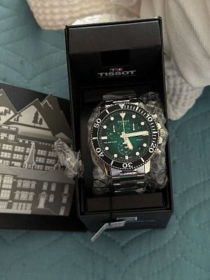 Фото покупателя: Швейцарские керамические наручные часы Tissot Seastar 1000 Quartz Chronograph T120.417.11.091.01