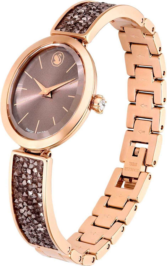 Часы Swarovski Crystal Rock Oval 5656857 — металл сталь, Швейцария