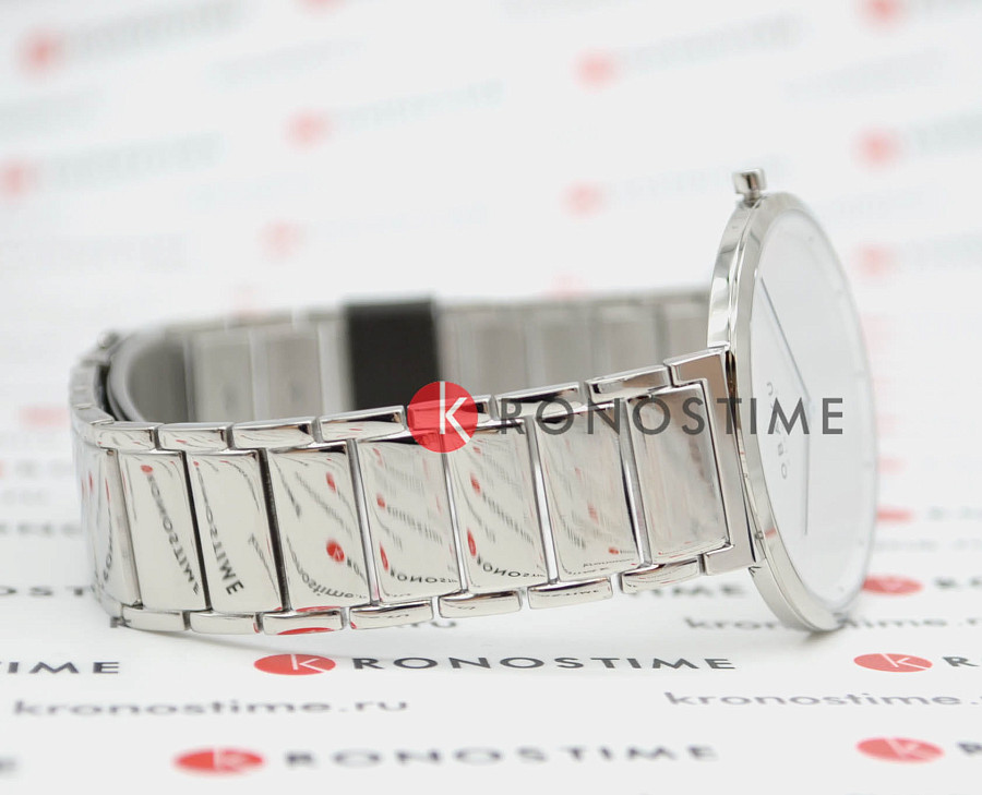 Часы Obaku Links V258GXCISC — белый, сталь металл