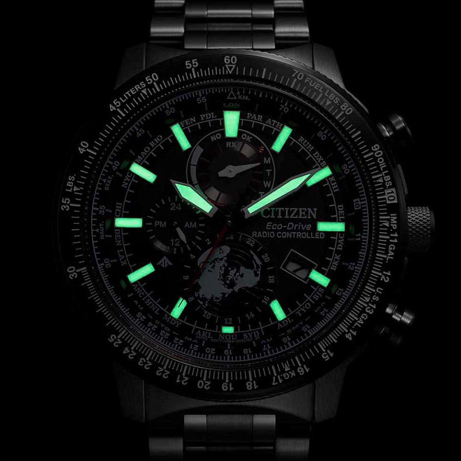 Часы Citizen Promaster BY3005-56G — кварцевые, металл сталь
