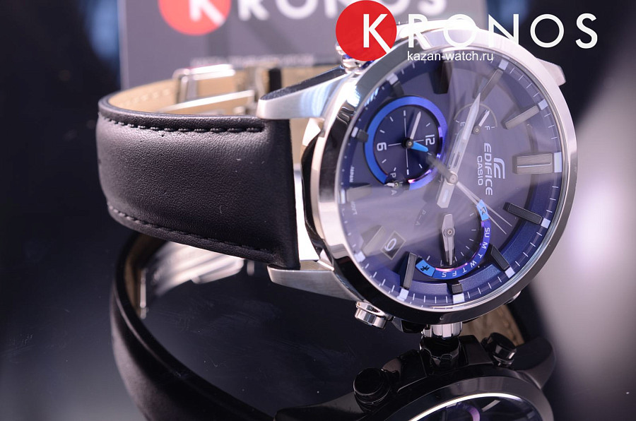 Часы Casio Edifice EQB-700L-2A — синий, металл
