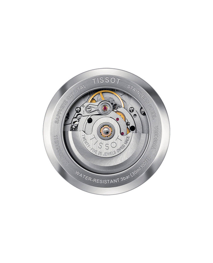 Часы Tissot Automatics III T065.430.22.051.00 — мужские, сталь c pvd покрытием