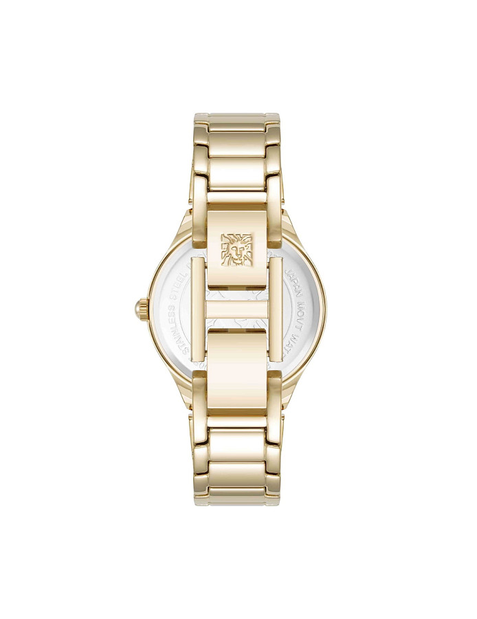 Часы Anne Klein Metals 5132BKGB — металл сталь, США