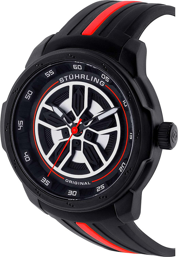 Часы Stuhrling Aviator 984.01 — кварцевые, сталь металл