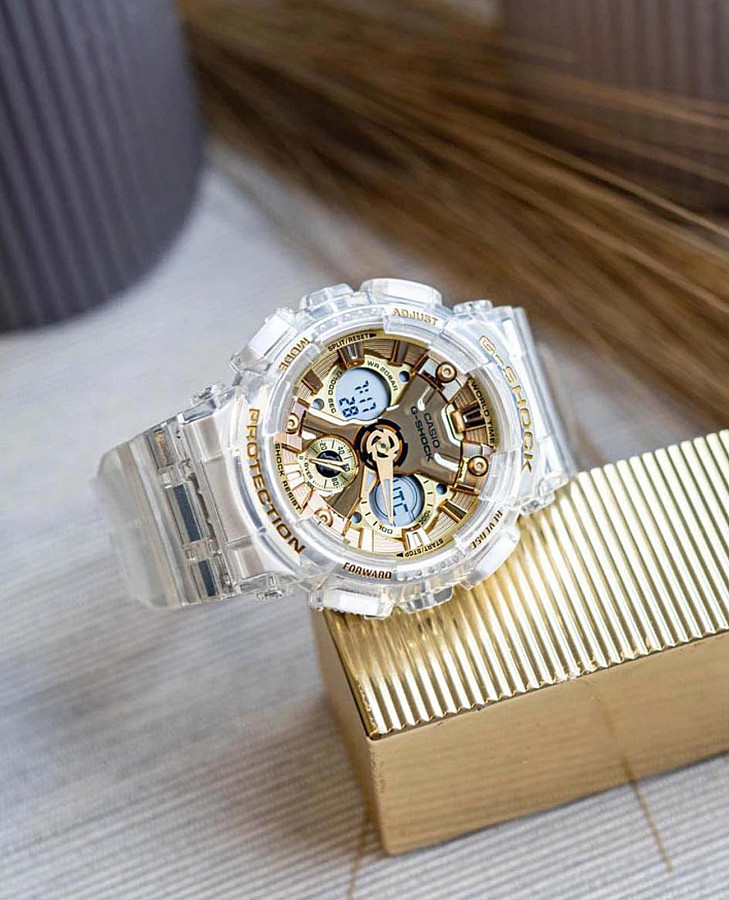 Часы Casio G-Shock GMA-S120SG-7ADR (GMA-S120SG-7AER) — электронные, Япония, женские