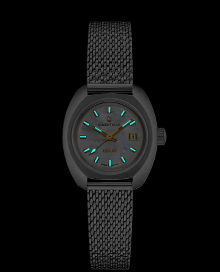 Часы Certina DS-2 C024.207.11.111.00 — женские, серебристый