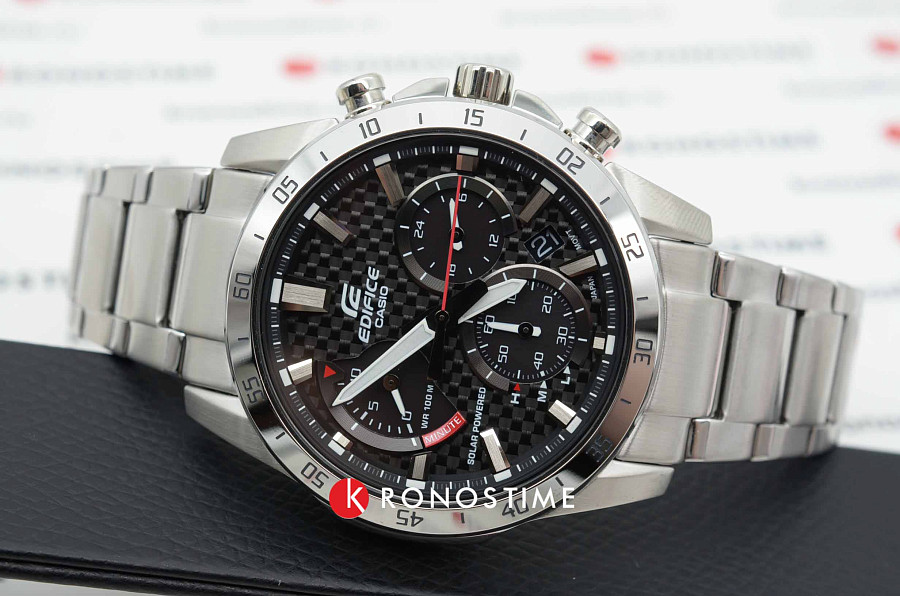 Часы Casio Edifice EQS-930D-1A — металл сталь, сталь с ip покрытием