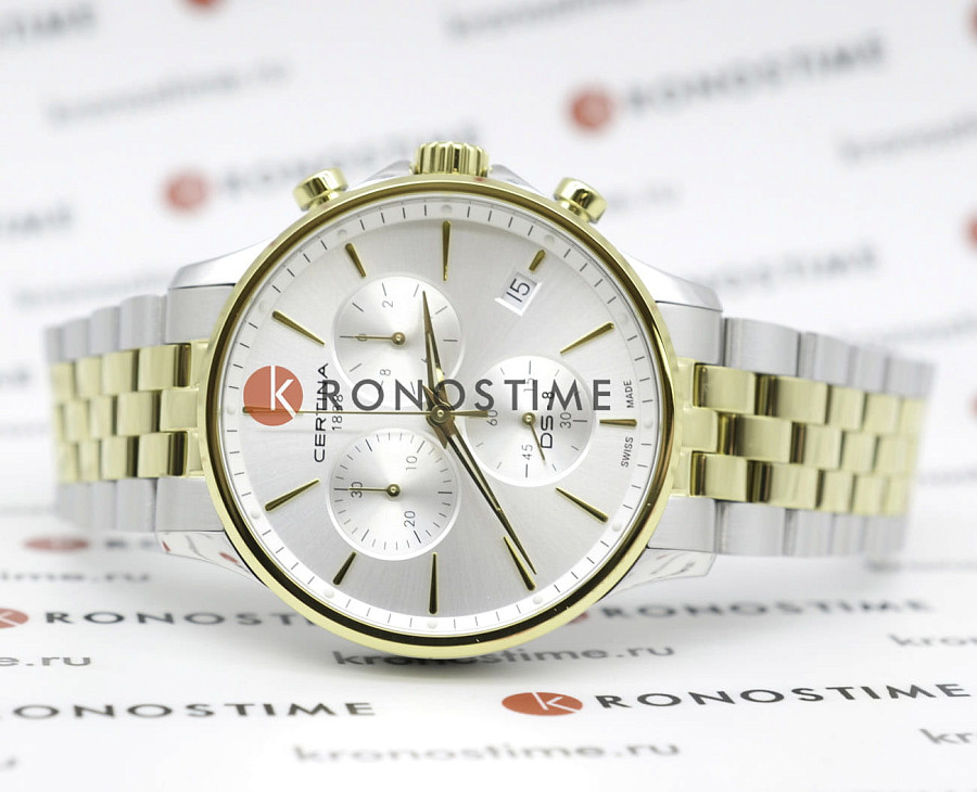 Часы Certina DS-8 Chrono C045.417.22.031.00 — кварцевые, сталь