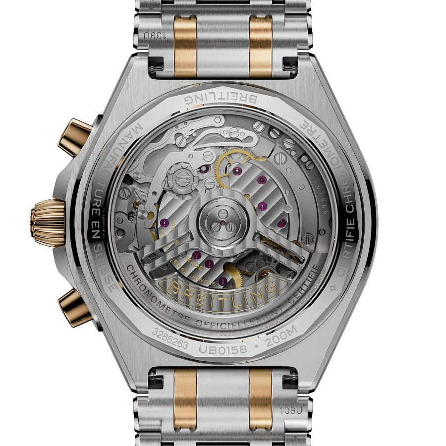 Часы Breitling Chronomat B01 Chronograph 42 UB0158101B1U1 — нержавеющая сталь + золото 18к, мужские
