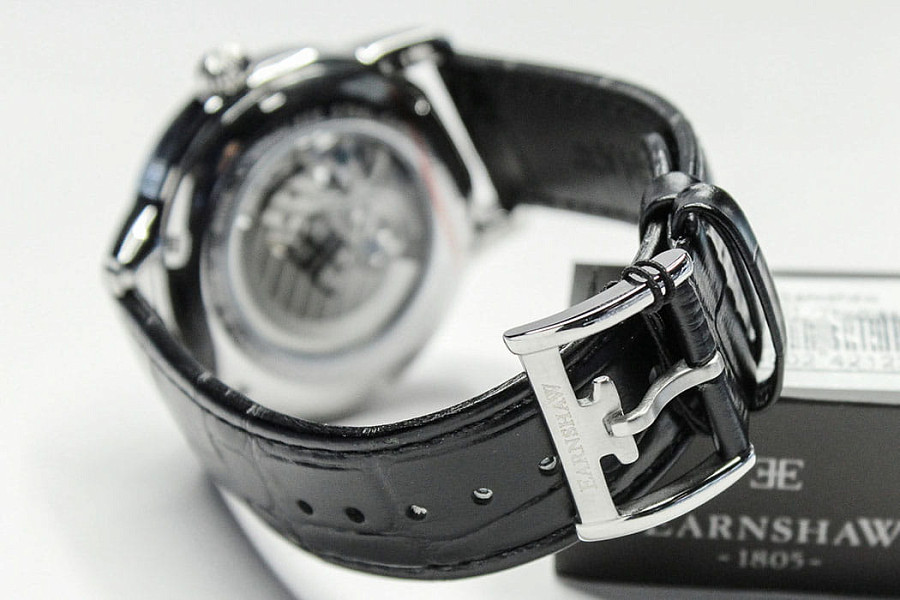 Часы Earnshaw Longitude ES-8006-01 — кожаный, мужские