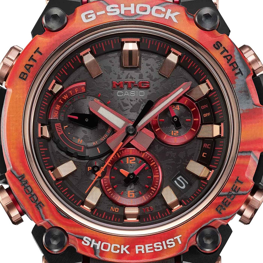 Часы Casio G-Shock Premium MTG-B3000FR-1A — карбон металл сталь