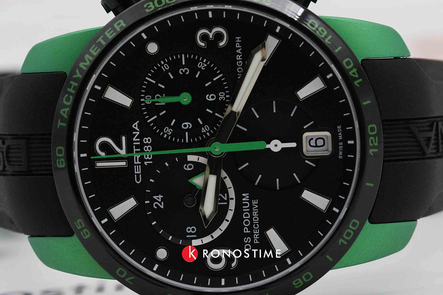 Часы Certina DS Podium Chronograph GMT Aluminium C001.639.97.057.03 — артикул C0016399705703