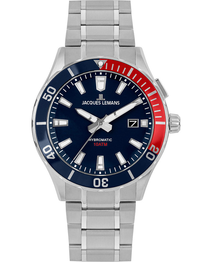 Часы Jacques Lemans Classic 1-2131E — мужские, синий