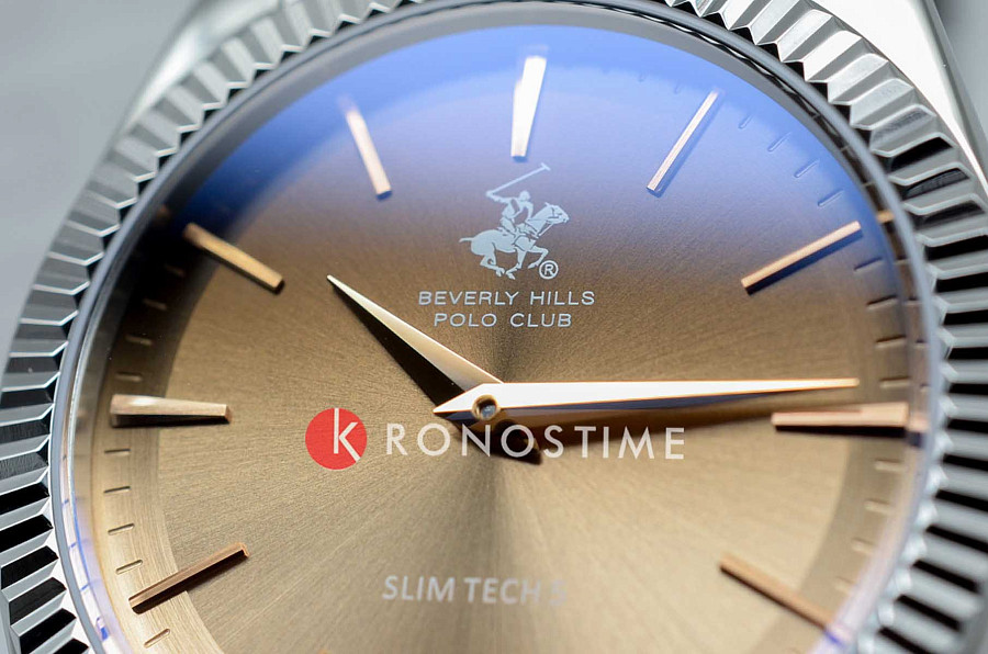Часы Beverly Hills Polo Club BP3830X.560 — нержавеющая сталь с ip-покрытием, мужские