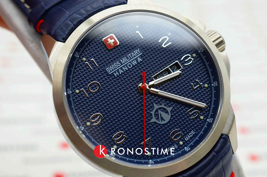 Часы Swiss Military Hanowa SMWGB2100301 — кожа + текстиль, мужские