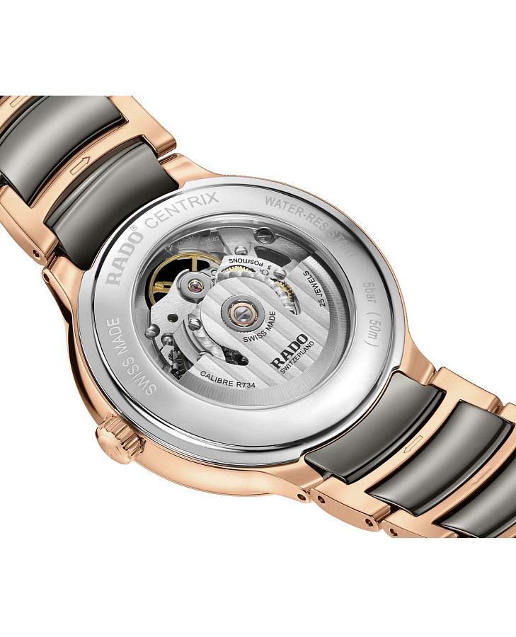 Часы Rado Centrix Automatic Diamonds Open Heart R30028912 — металл сталь, Швейцария
