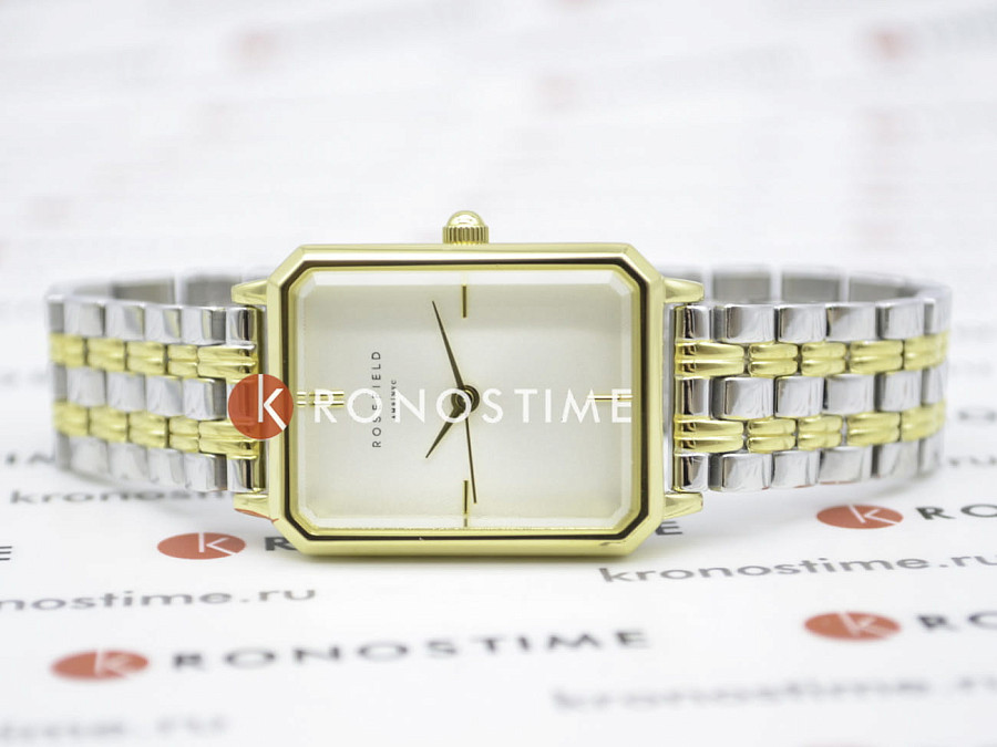 Часы Rosefield The Octagon OWSSSG-O48 — сталь c pvd покрытием, женские