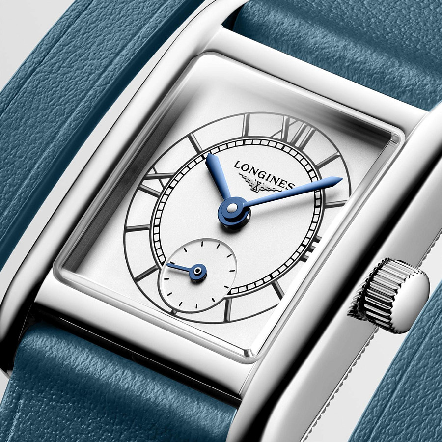 Часы Longines Mini Dolcevita L5.200.4.75.9 — кожаный, женские