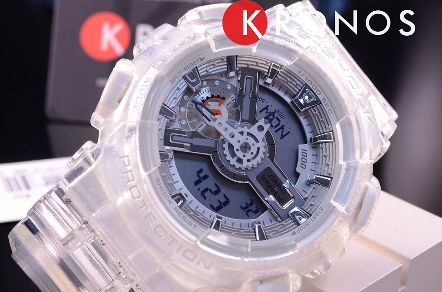 Часы Casio G-Shock GA-110CR-7AER — пластик, мужские