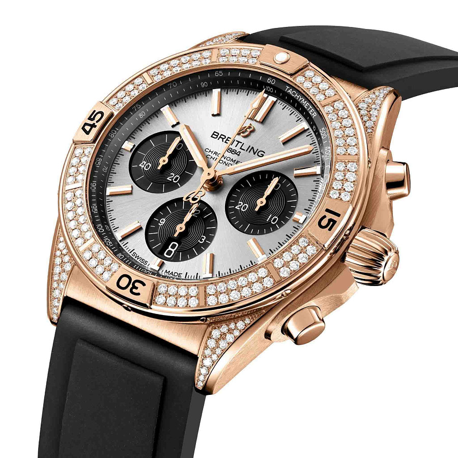 Часы Breitling Chronomat B01 42 mm RB0134721G1S1 — механические, золото
