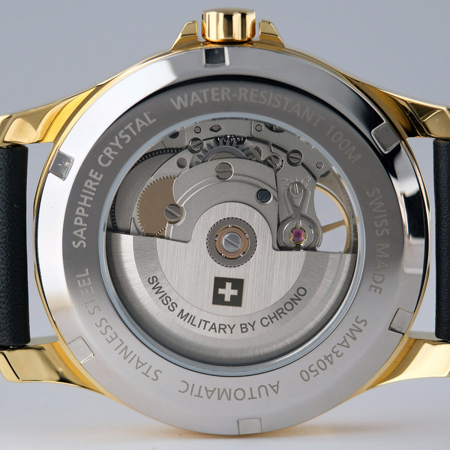 Часы Swiss Military by Chrono SMA34050.08 — сталь металл, Швейцария