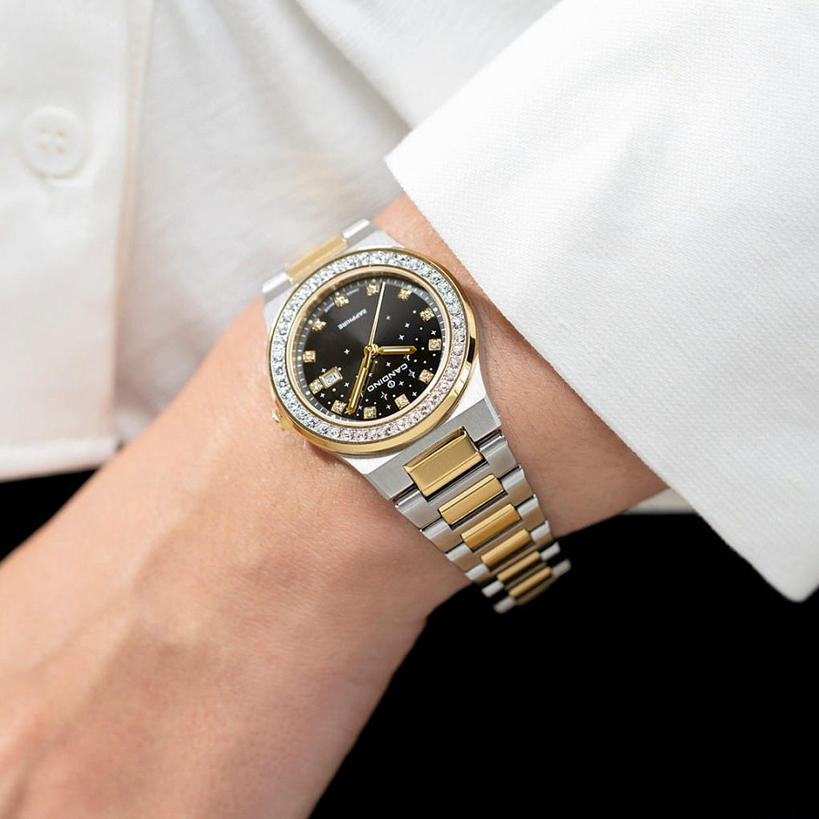 Часы Candino Lady Elegance Sparkling Date C4750/4 — нержавеющая сталь с pvd-покрытием, женские