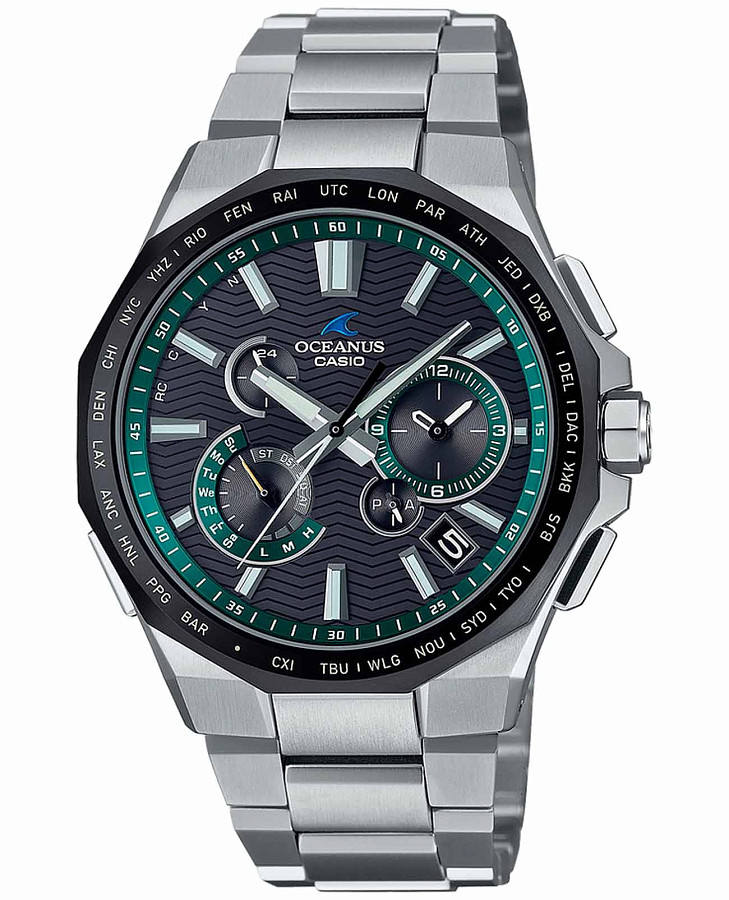 Часы Casio Oceanus OCW-T6000A-1A — мужские, черный