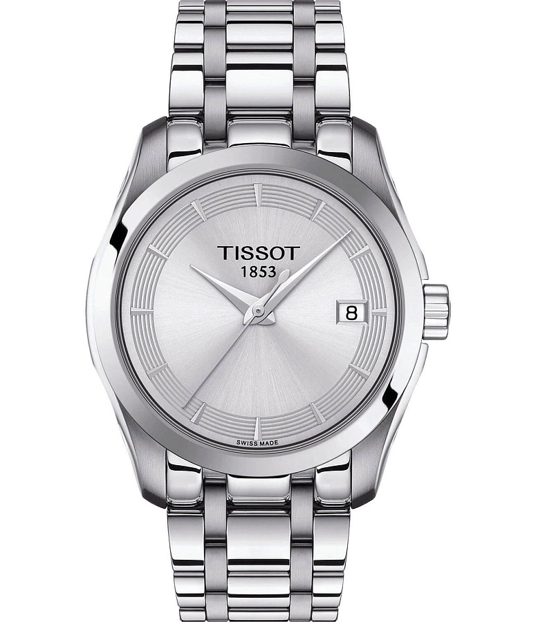 Часы Tissot Couturier Lady T035.210.11.031.00 — женские, белый