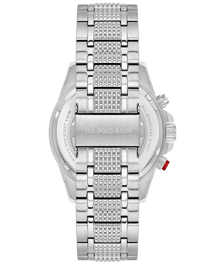 Часы U.S. Polo Assn. USPA1077-01 — кварцевые, сталь металл