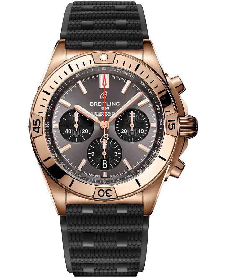 Часы Breitling Chronomat B01 42 mm RB0134101B1S2 — мужские, черный