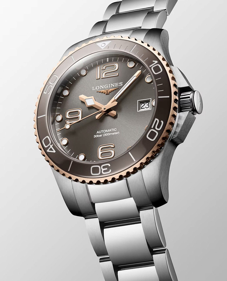Часы Longines HydroConquest L3.780.3.78.6 — нержавеющая сталь, мужские