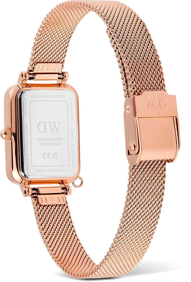 Часы Daniel Wellington Quadro Crystal Zodiac Melrose DW00100748 — кварцевые, сталь металл