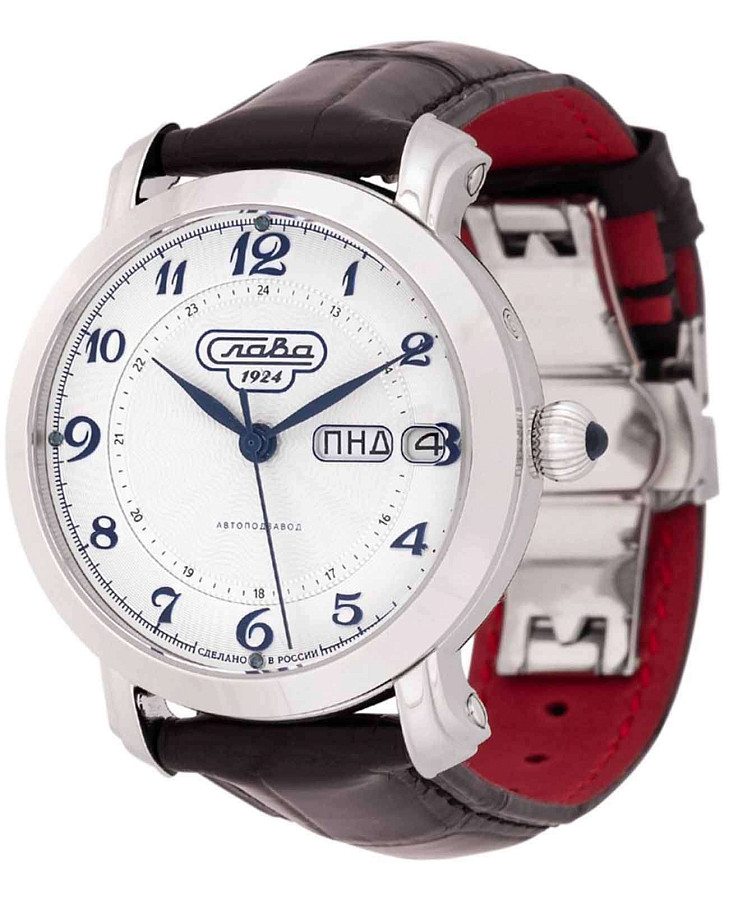 Часы Слава "Слава России" 2440615/300-2427 — мужские, белый
