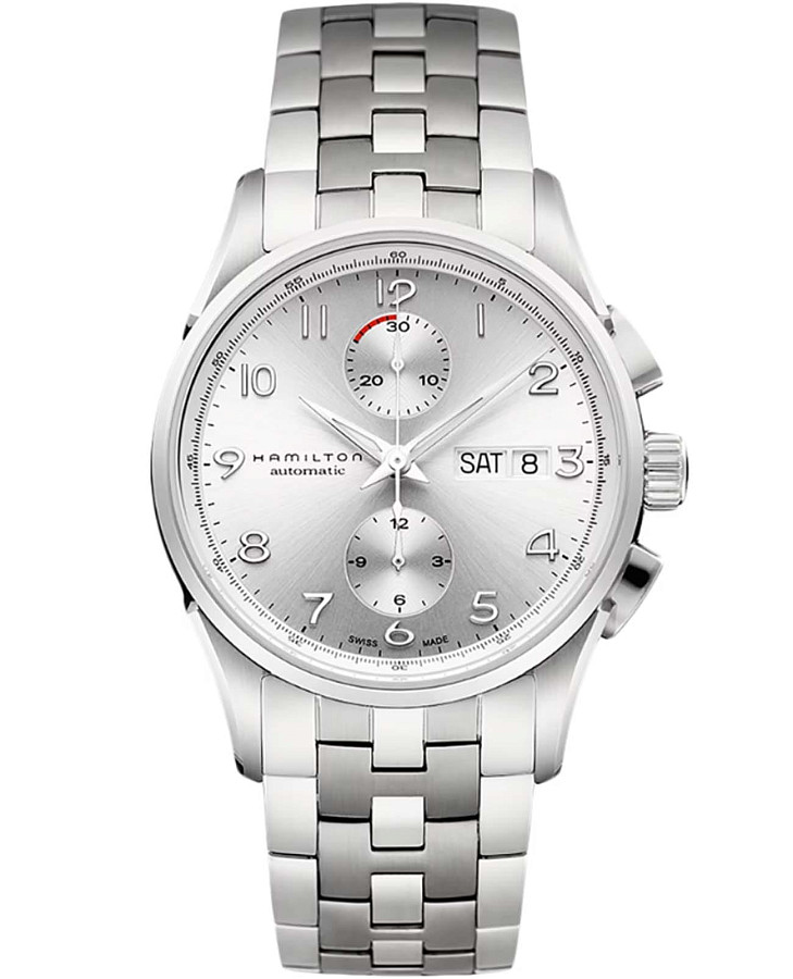 Часы Hamilton Jazzmaster Maestro Auto Chrono H32576155 — мужские, серебристый