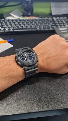Фото покупателя: Японские наручные часы Casio G-Shock GA-100-1A1DR (GA-100-1A1)