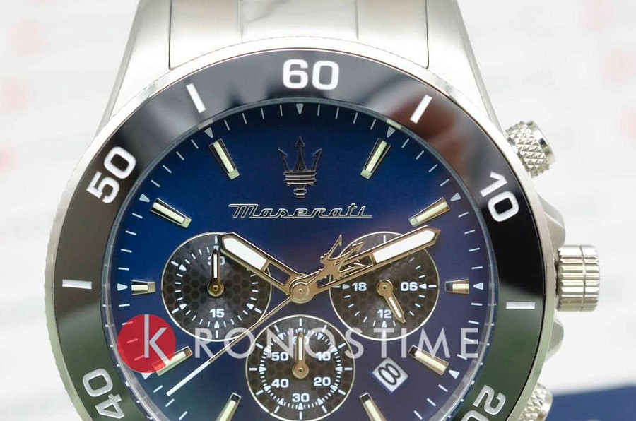 Часы Maserati Competizione Chronograph R8873600009 — металл сталь, Италия