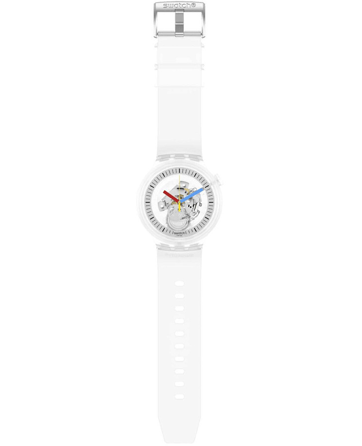 Часы Swatch Big Bold Lacquered SB01K100 — мужские, силикон