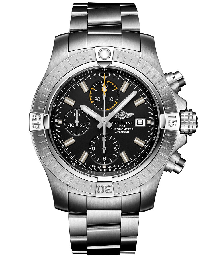 Часы Breitling Avenger Chronograph 45 A13317101B1A1 — мужские, черный