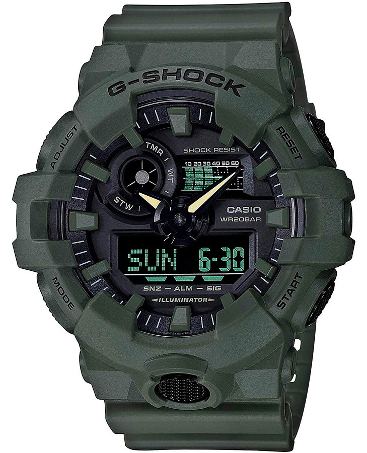 Часы Casio G-Shock GA-700UC-3A — мужские, черный