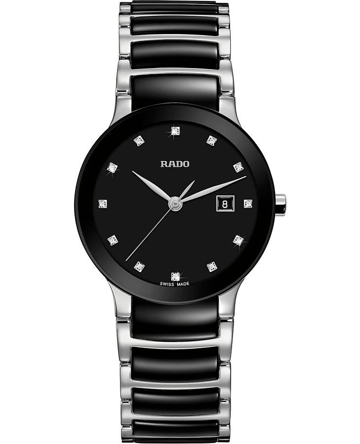 Часы Rado Centrix Diamonds R30935752 — женские, черный