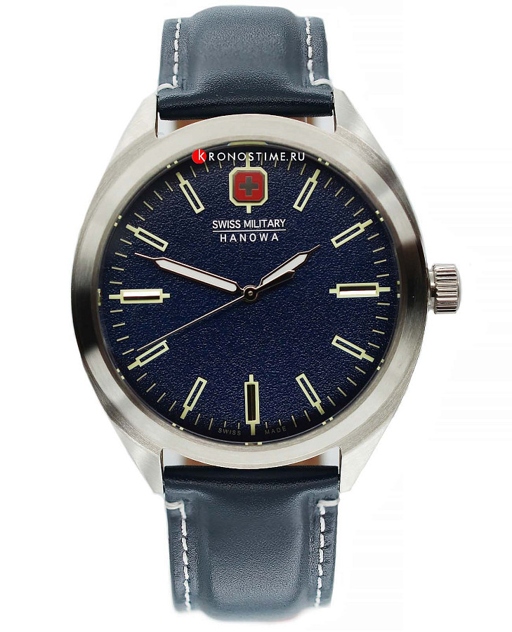Часы Swiss Military Hanowa Racer SMWGA7000704 — мужские, синий